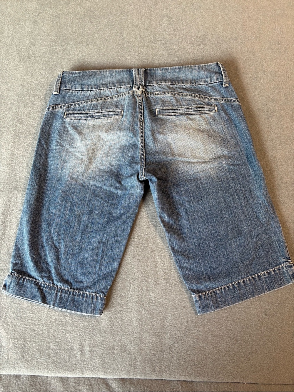 LONDONJEAN Light Blue Denim Bermuda Shorts - Picture 3 of 9